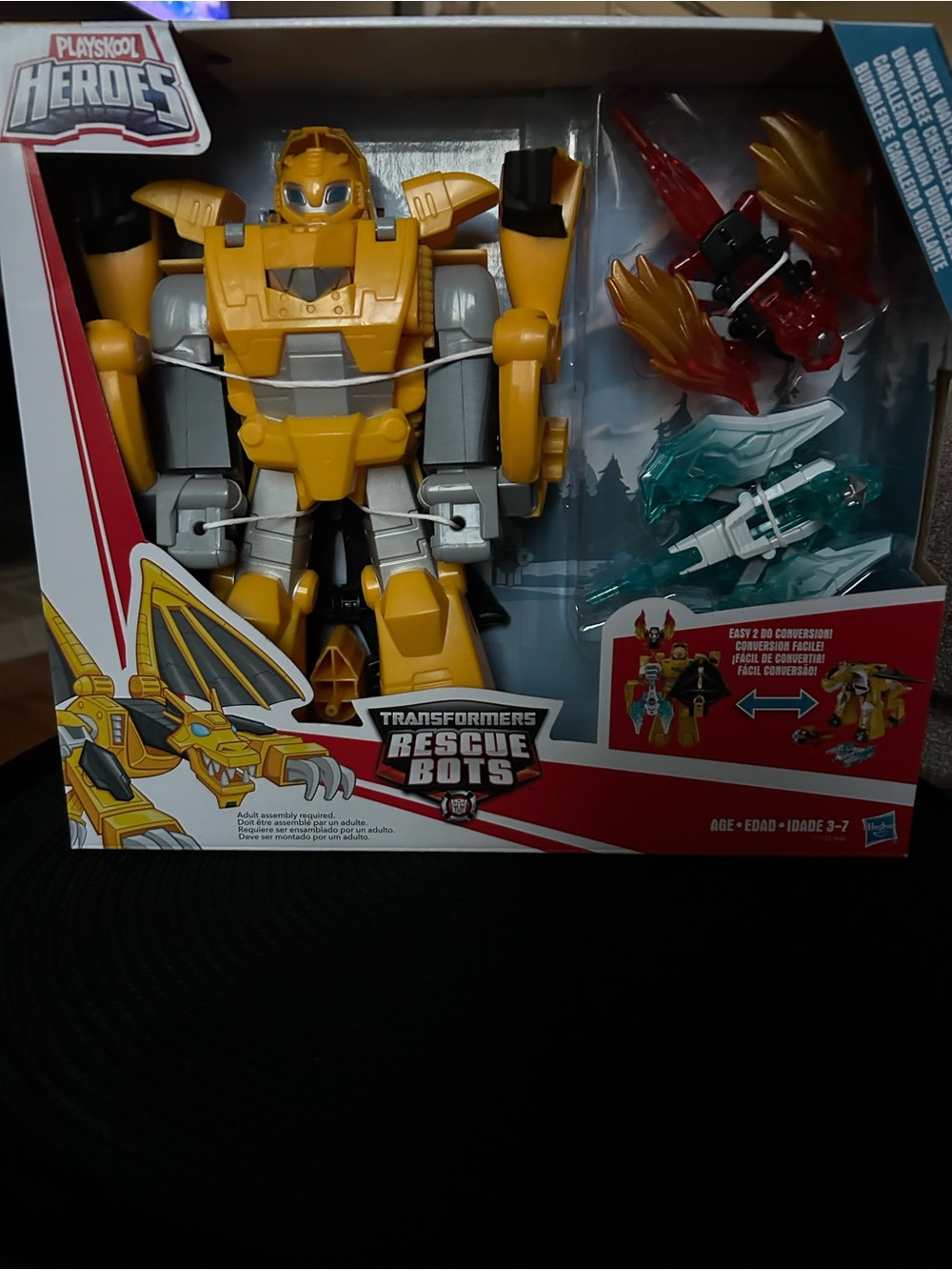 Transformers Rescue Bots Yellow Rescue Robot Action Figure by